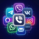 Связь через мессенджеры: заказ звонка и чаты (Telegram, WhatsApp, VK)