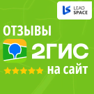 LeadSpace: Отзывы с 2ГИС для вашего сайта