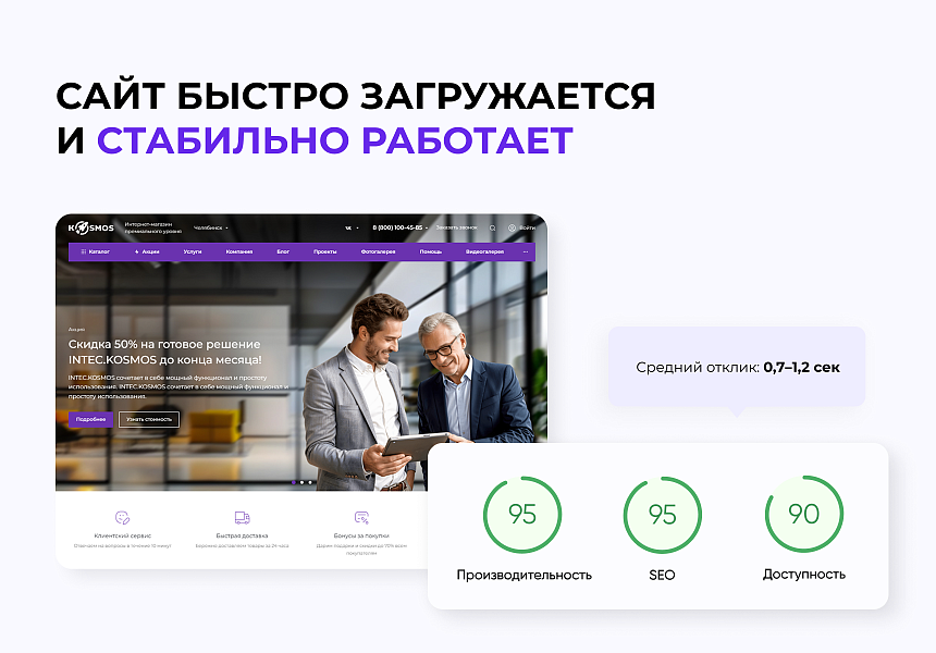 INTEC.KOSMOS — готовый интернет-магазин на «1С-Битрикс» со встроенным ИИ — скриншот 5 из 11