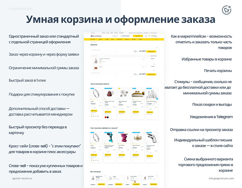 Apriori.EcomMarket: Конструктор настроек и продвинутый маркетинг — скриншот 6 из 43