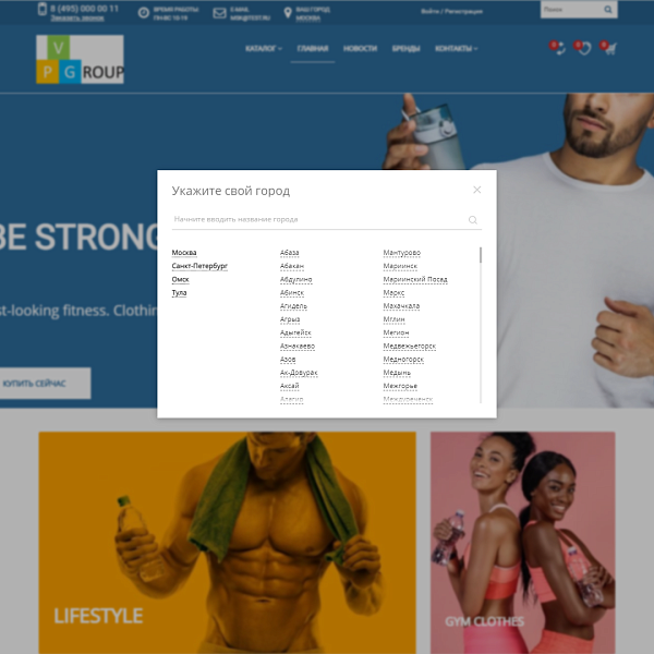 Pvgroup.Sport — интернет-магазин спортивных товаров. Старт с конструктором №60149 — скриншот 4 из 14