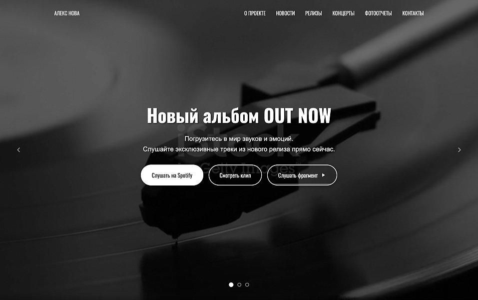 MusicArtist — платформа для музыканта — скриншот 1 из 8