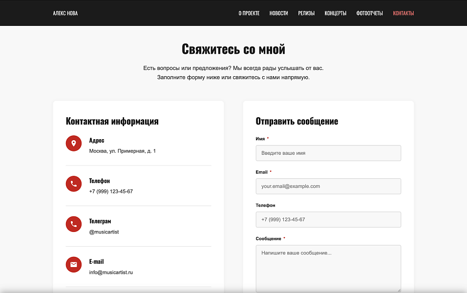 MusicArtist — платформа для музыканта — скриншот 8 из 8
