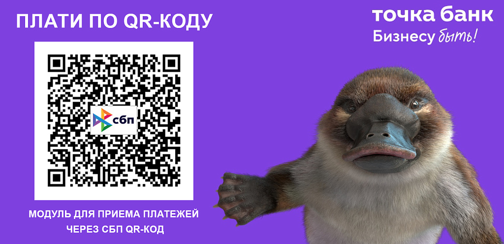 Оплата по QR-коду СБП в Точка Банке — скриншот 1 из 3