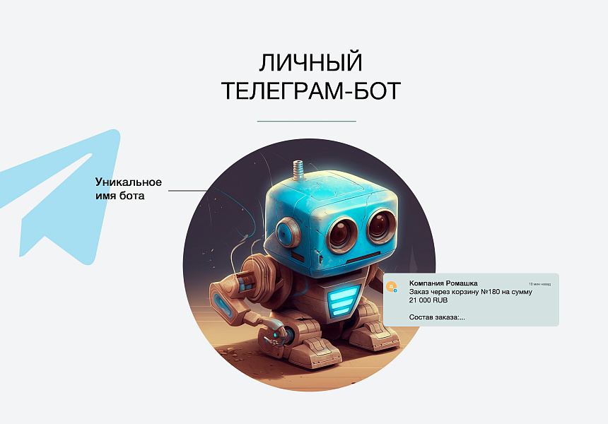 Дубовой: управление заказами через Telegram — скриншот 3 из 9