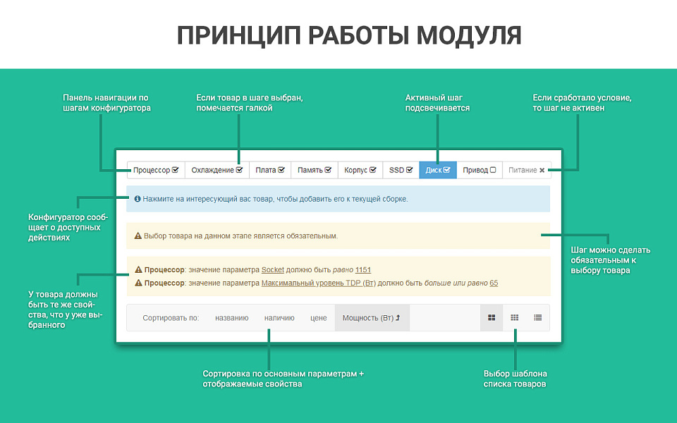 Пошаговый и быстрый сборщик ПК, серверов и комплектов: платформы и услуги — скриншот 2 из 12