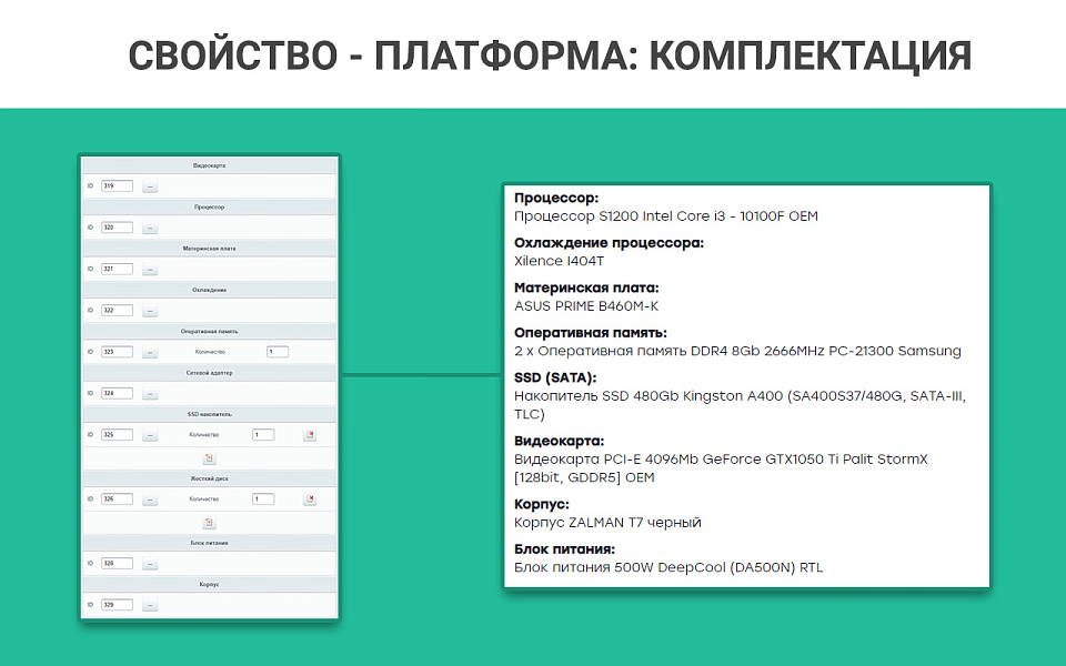 Пошаговый и быстрый сборщик ПК, серверов и комплектов: платформы и услуги — скриншот 10 из 12