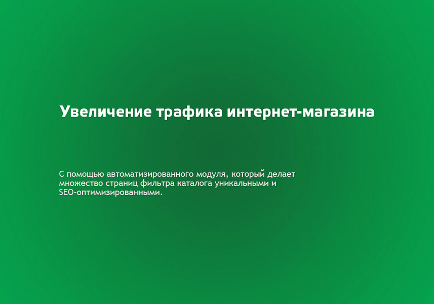 Автогенератор SEO-фильтра: метатеги, sitemap, хлебные крошки и перелинковка — скриншот 1 из 9