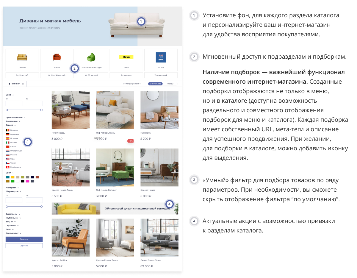 Платформа по продаже мебели и мебельных комплектов «Крайт: Мебель.Furniture» — скриншот 29