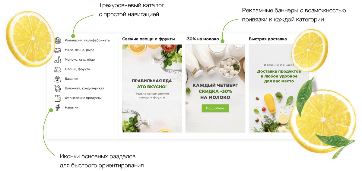 Интернет-магазин и сервис доставки продуктов питания «КРАЙТ: Продукты питания.Retail» — скриншот 25