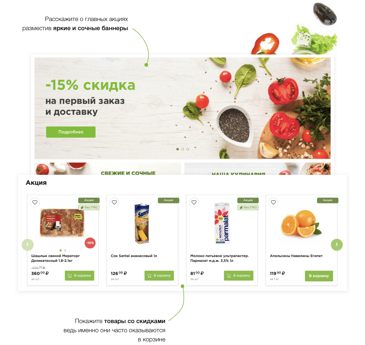 Интернет-магазин и сервис доставки продуктов питания «КРАЙТ: Продукты питания.Retail» — скриншот 21