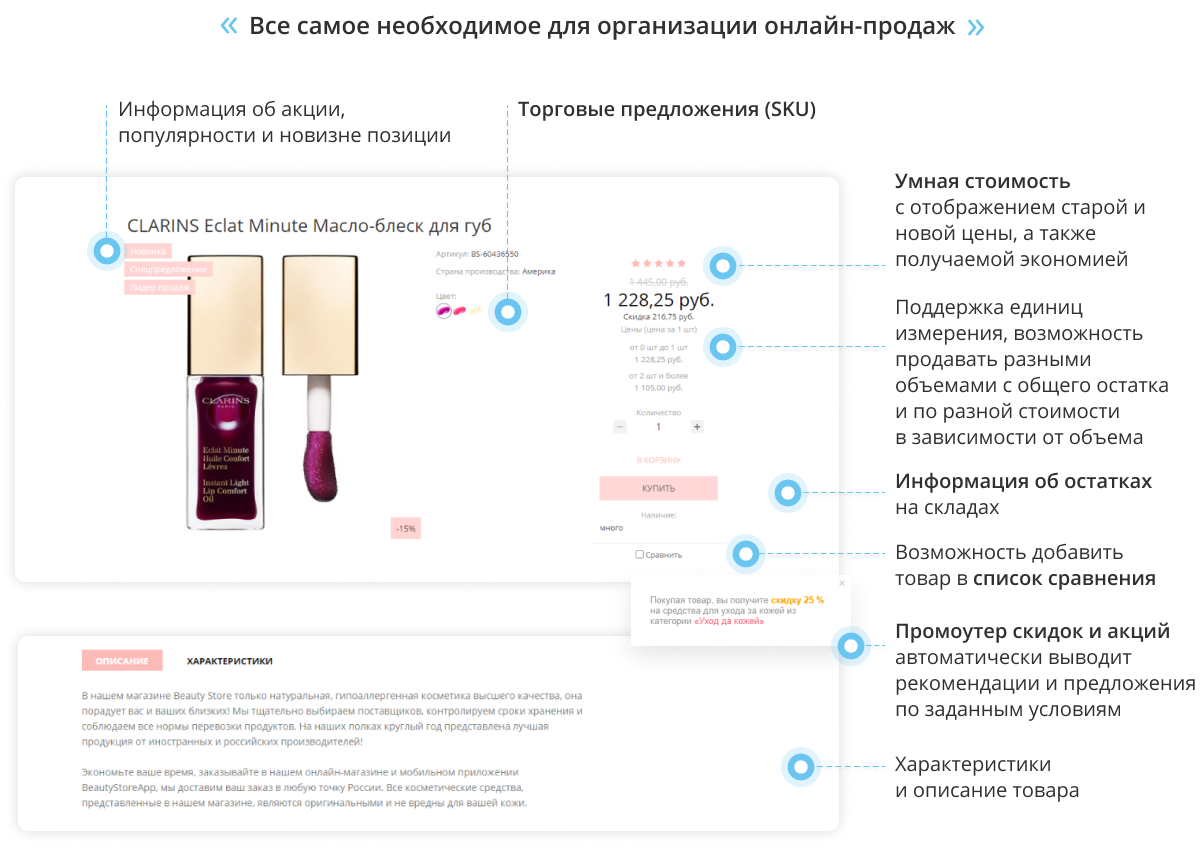 Магазин косметики и парфюмерии «Крайт Kосметика.Beauty24» с конструктором — скриншот 34