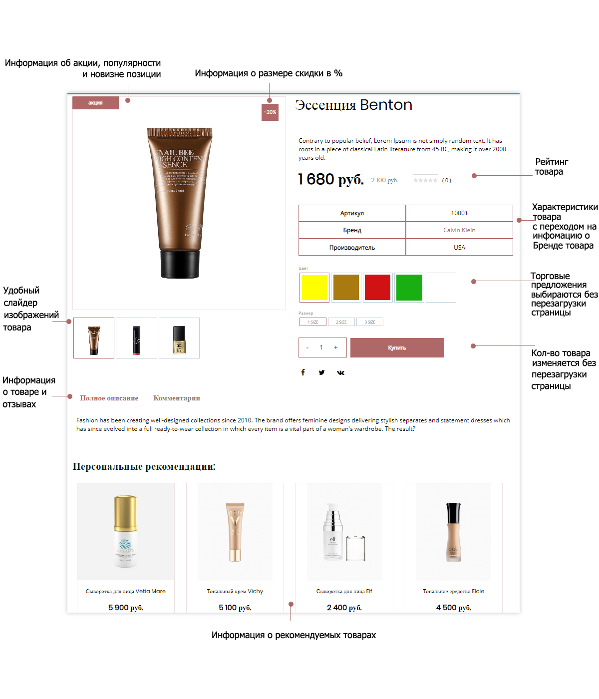 Интернет-магазин косметики и парфюмерии Pvgroup.Cosmetics: старт с конструктором №60151 — скриншот 8
