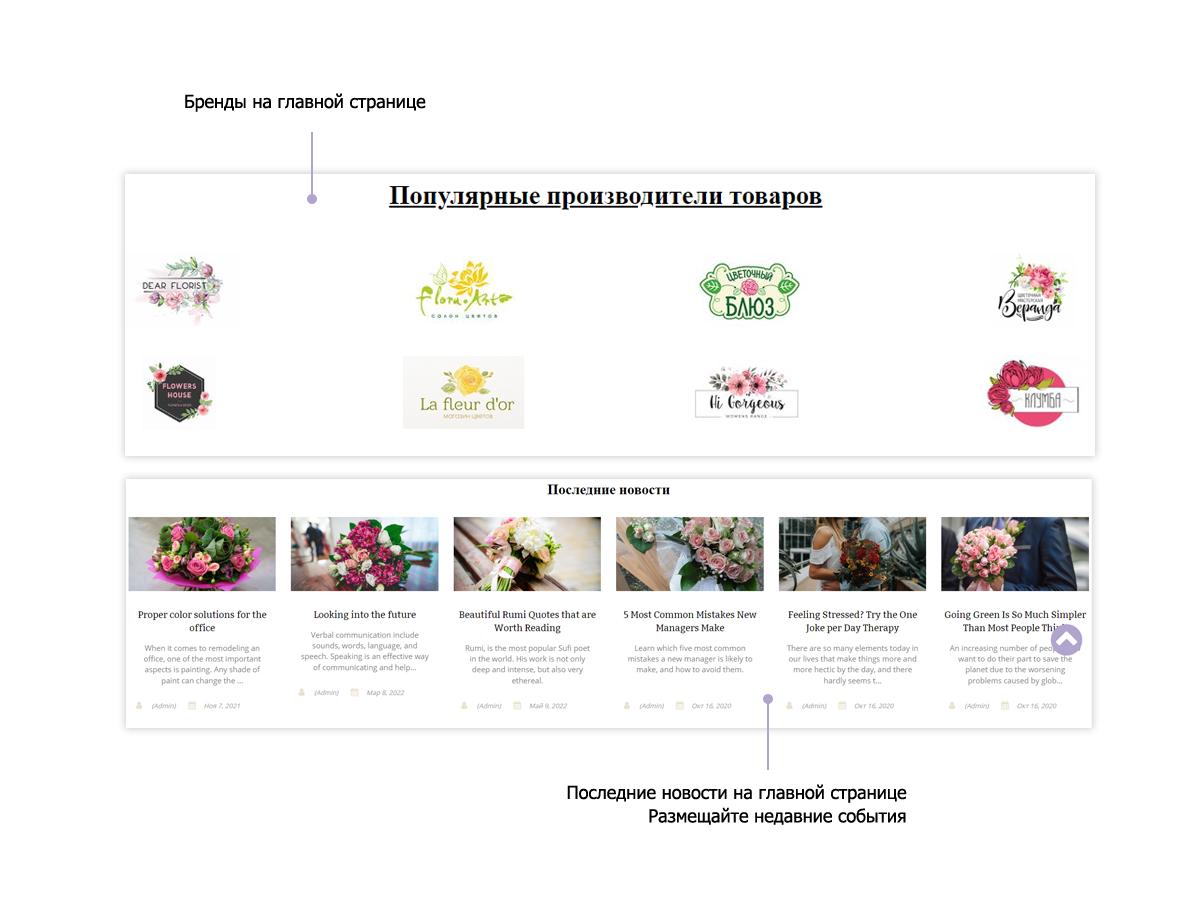 Интернет-магазин цветов и растений Pvgroup.Flower: старт с конструктором 60152 — скриншот 5