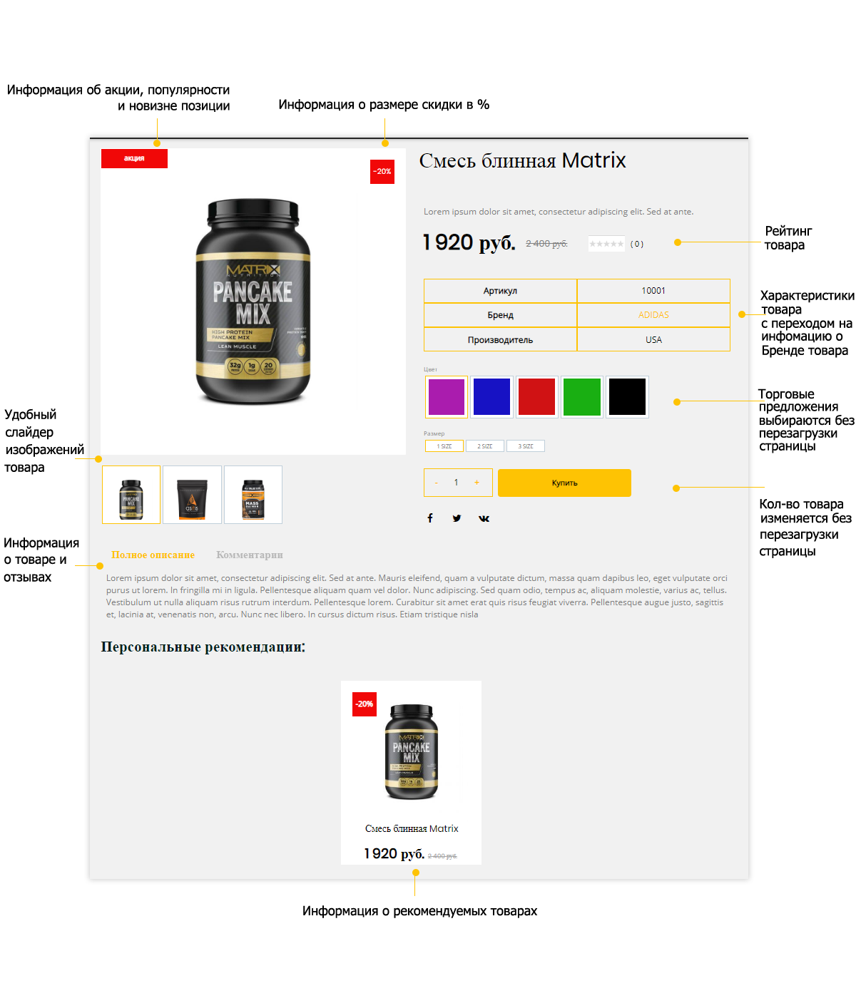 Pvgroup.Sport: интернет-магазин спортивных товаров. С конструктора №60157 — скриншот 8