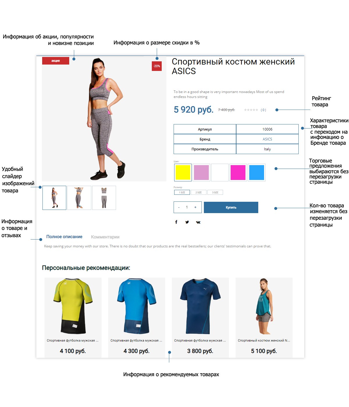Pvgroup.Sport — интернет-магазин спортивных товаров. Старт с конструктором №60149 — скриншот 8