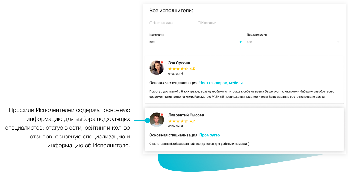 Сервис поиска специалистов и исполнителей, биржа фриланса HelpMeMaster — скриншот 52