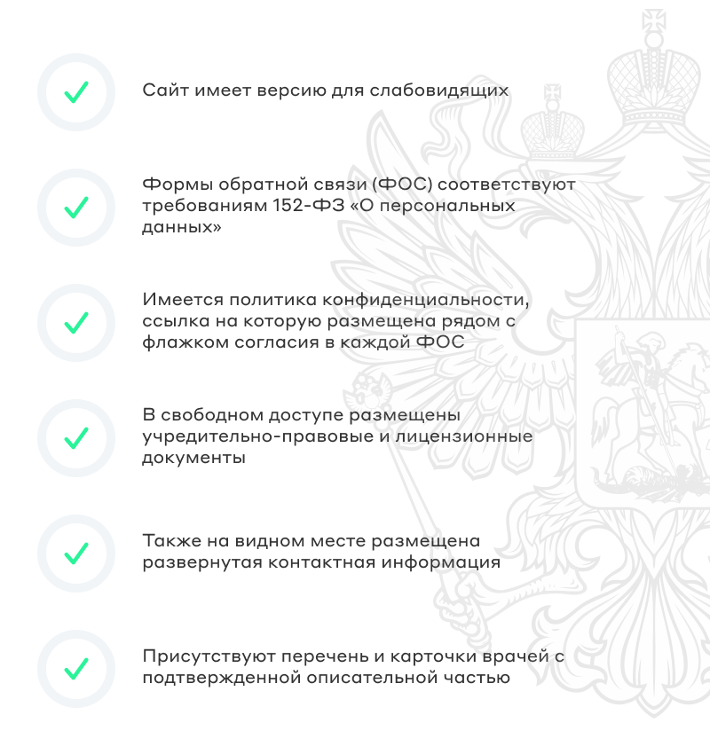 Разработка сайта для клиники и медцентра — скриншот 18