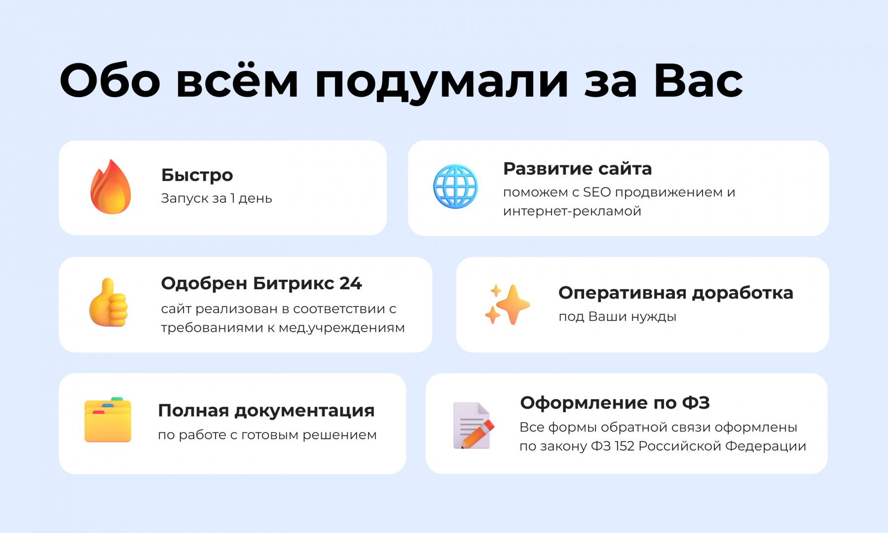 PR-Volga: медицинская клиника с готовым корпоративным сайтом — скриншот 5