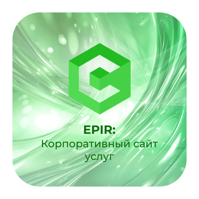 Корпоративный сайт EPIR: услуги компании — скриншот 2