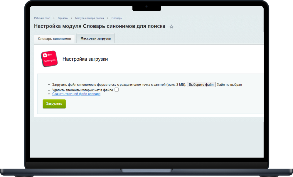 Bquadro: Сервис синонимов для эффективного поиска — скриншот 2