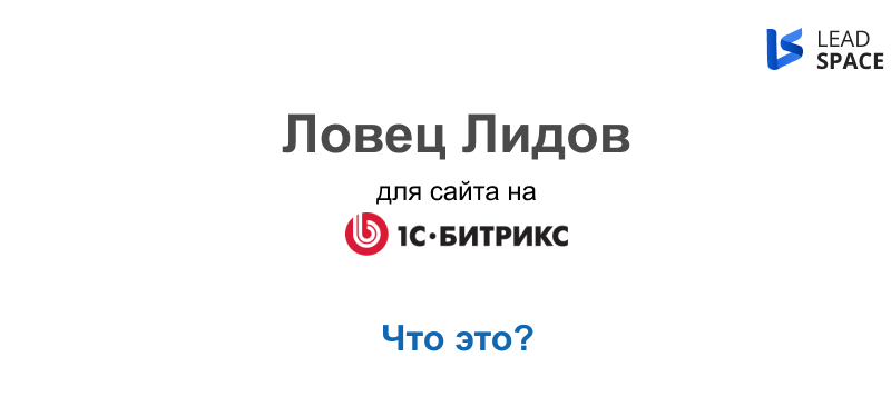 LeadSpace: инструмент для сбора лидов на сайтах 1С-Битрикс — скриншот 1