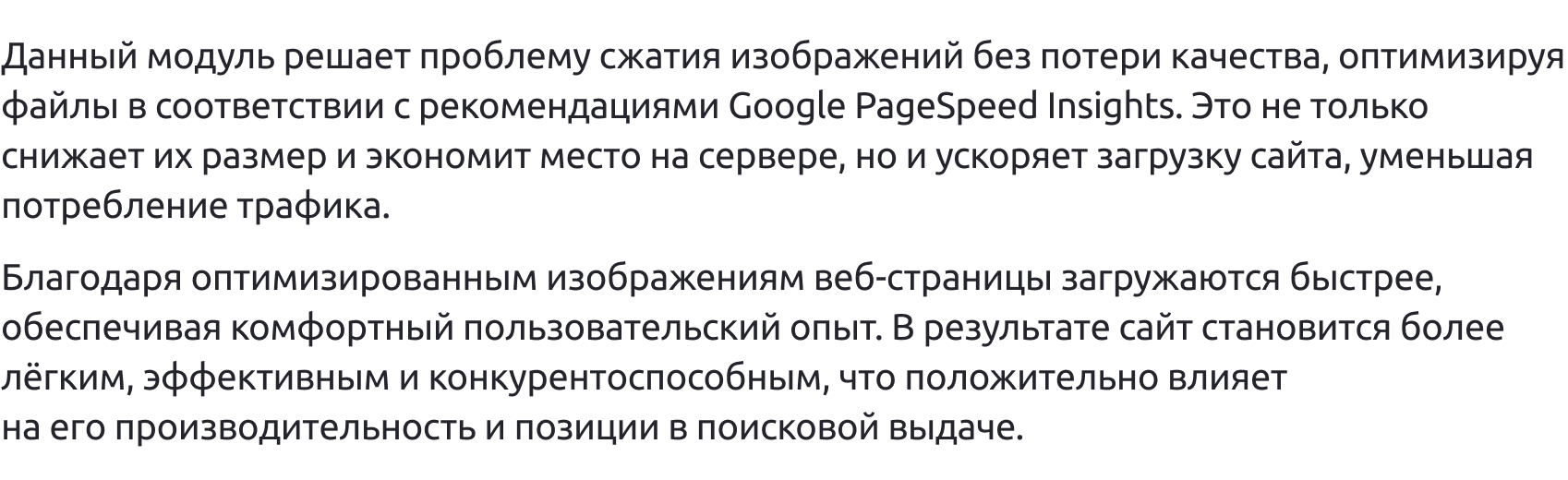 Оптимизация изображений в реальном времени для Google PageSpeed Insights — скриншот 2