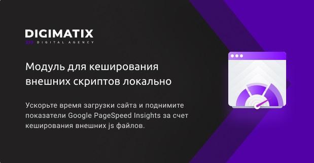 Модуль локального кеширования внешних скриптов — скриншот 1