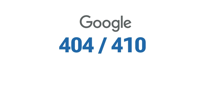 Обработка 404 и 410 ошибок поисковой системой Google
